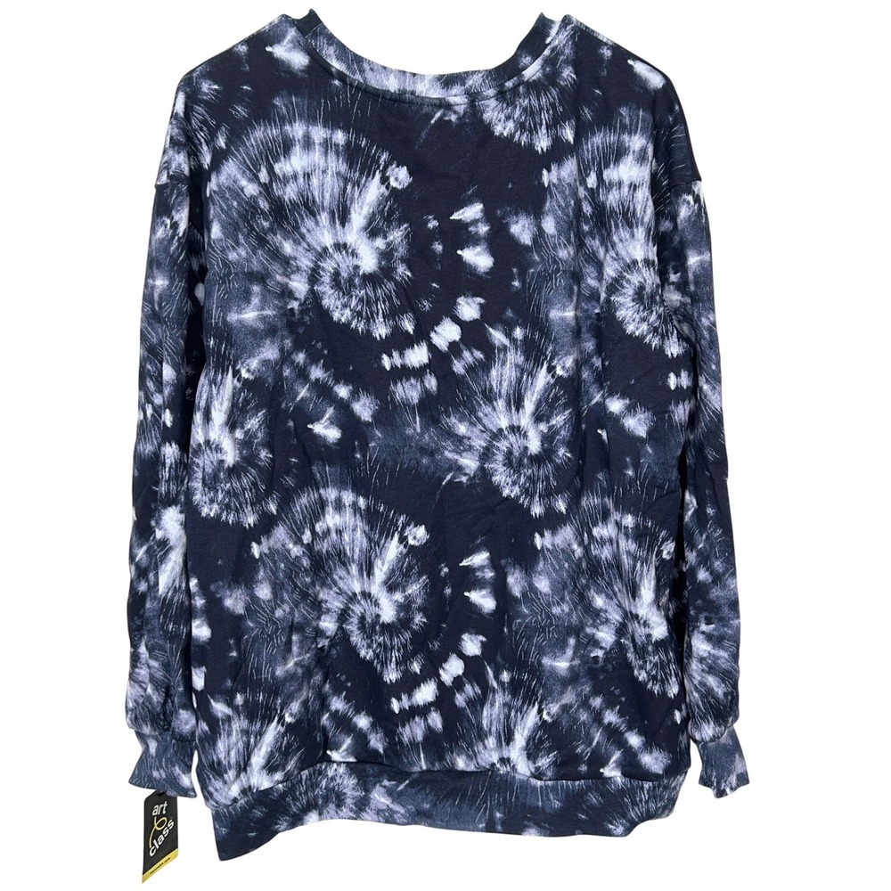 Art‎ Class Navy Tie Dye Sweatshirt Girl's Size XXL 18 New With Tag - Picture 2 of 7